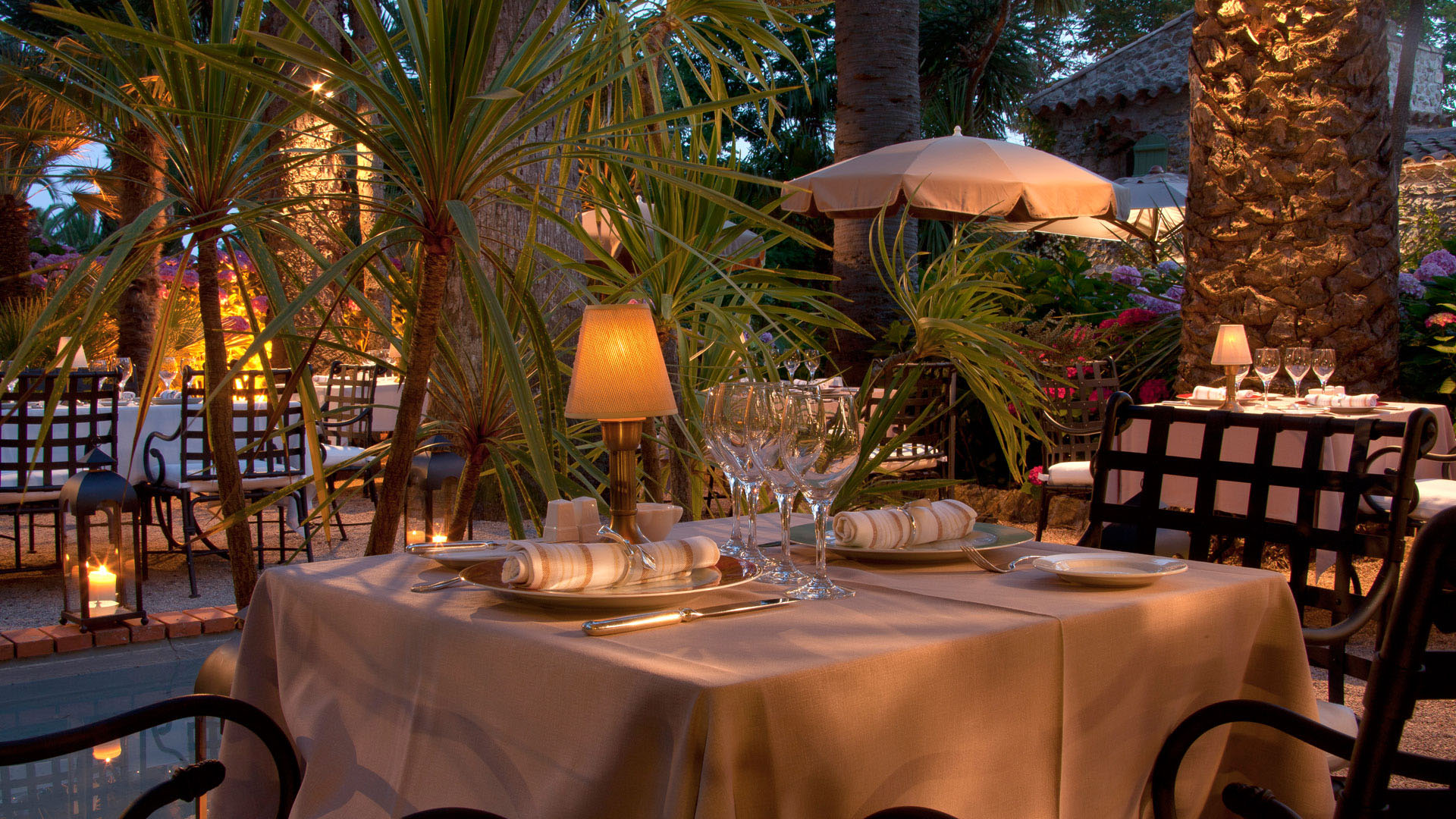 Restaurant en bord de mer Saint Tropez